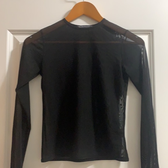 Brandy Melville mesh see through top one size xs -M - Picture 1 of 5